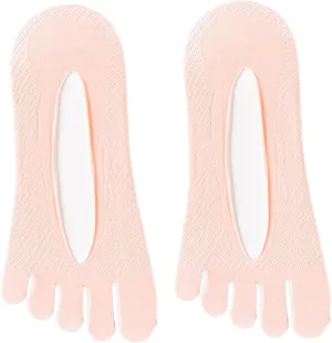 Five Toe Socks Hosiery Invisible Portable Sports Short Socks for Outdoor Women