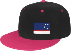 Flag of Patagonia Snapback Hats for Men Women Hat Baseball Cap Flat Bill Visor White Hat