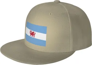 Flag of The Welsh Colony in Patagonia Baseball Cap for Men Women Snapback Hat Adjustable Flat Bill Hats