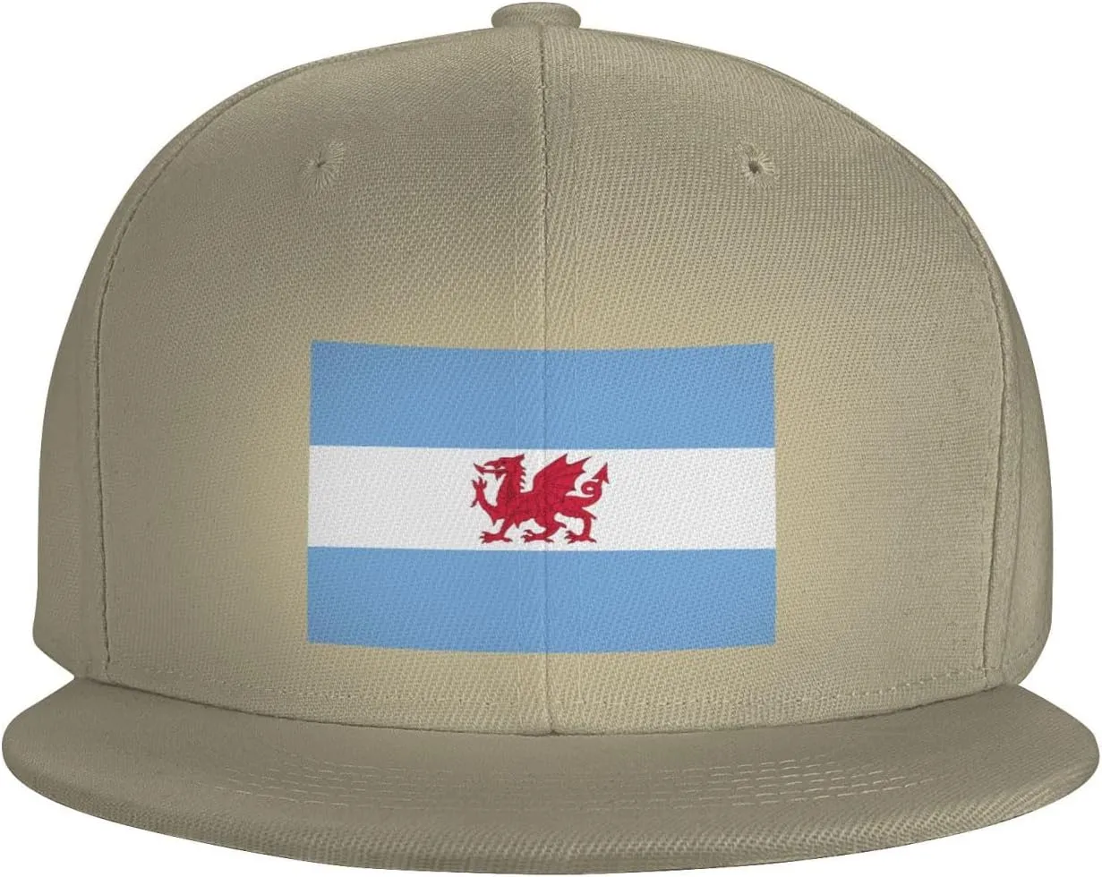Flag of The Welsh Colony in Patagonia Baseball Cap for Men Women Snapback Hat Adjustable Flat Bill Hats
