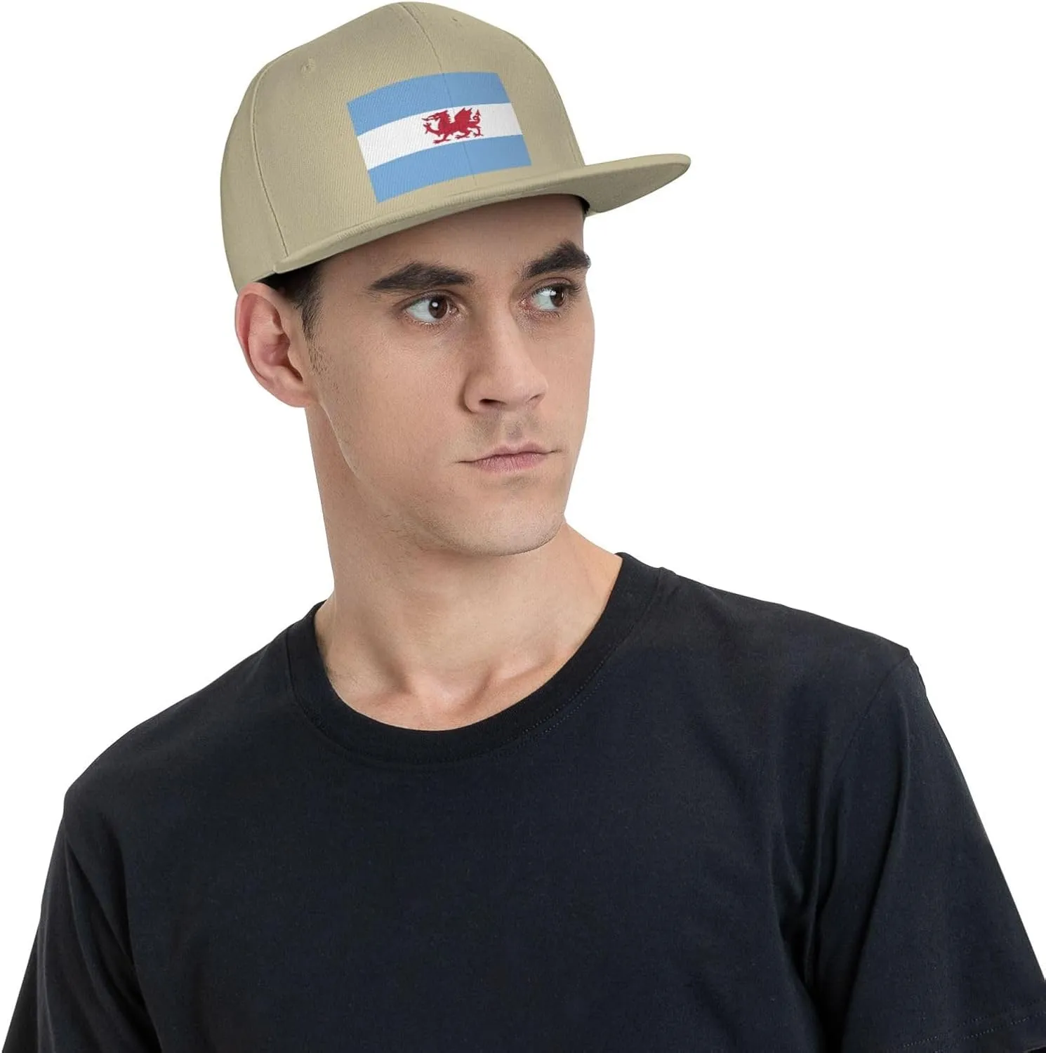 Flag of The Welsh Colony in Patagonia Baseball Cap for Men Women Snapback Hat Adjustable Flat Bill Hats