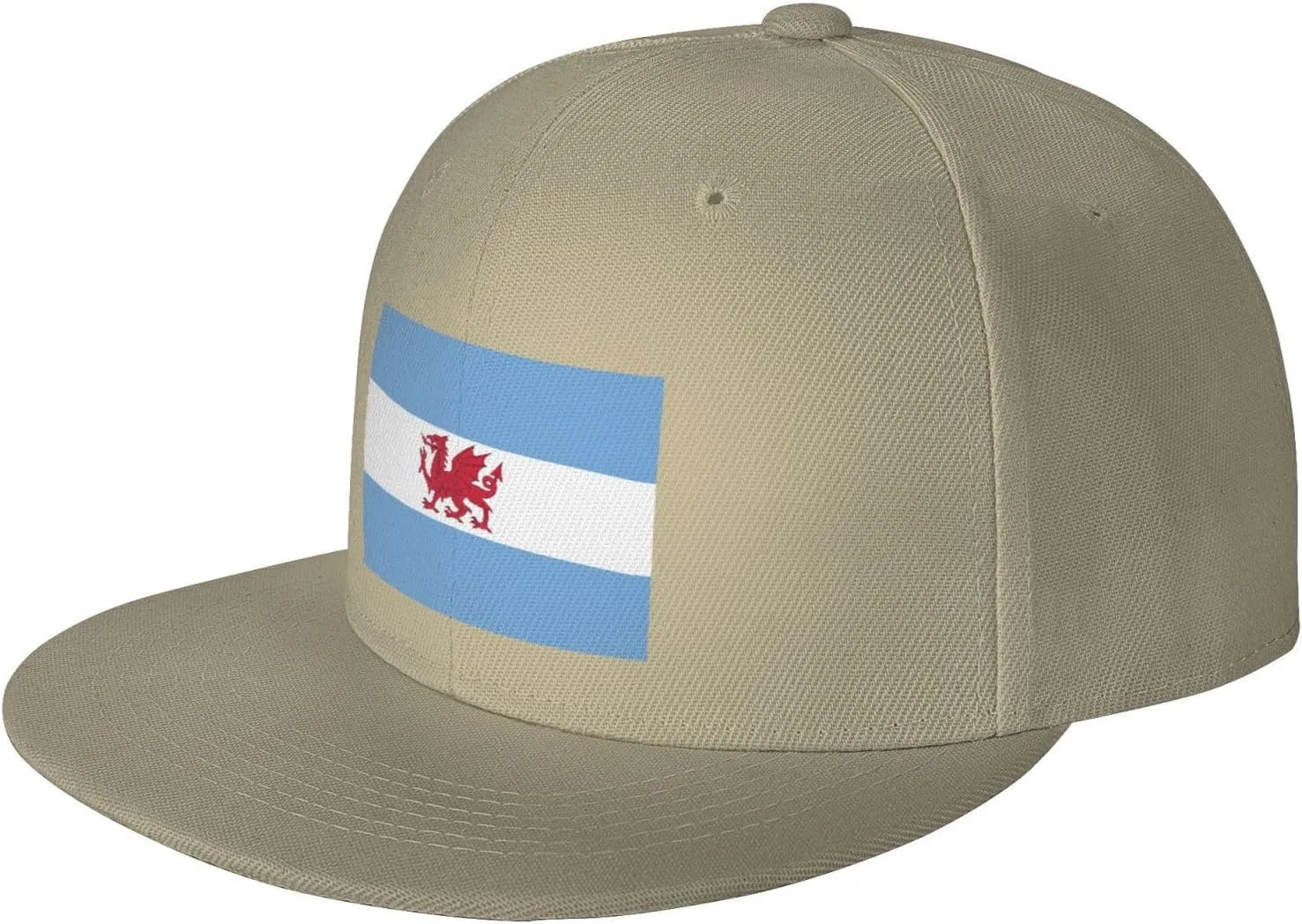 Flag of The Welsh Colony in Patagonia Baseball Cap for Men Women Snapback Hat Adjustable Flat Bill Hats