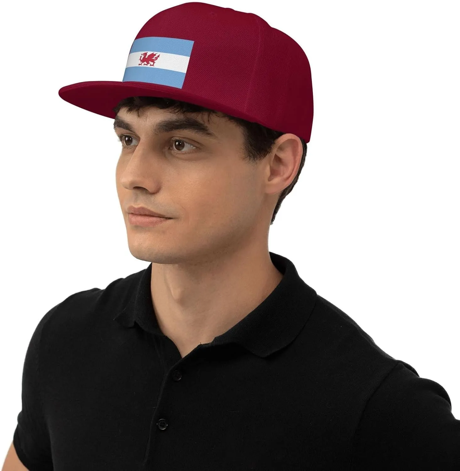 Flag of The Welsh Colony in Patagonia Baseball Cap for Men Women Snapback Hat Trucker Flat Bill Caps Sun Hat