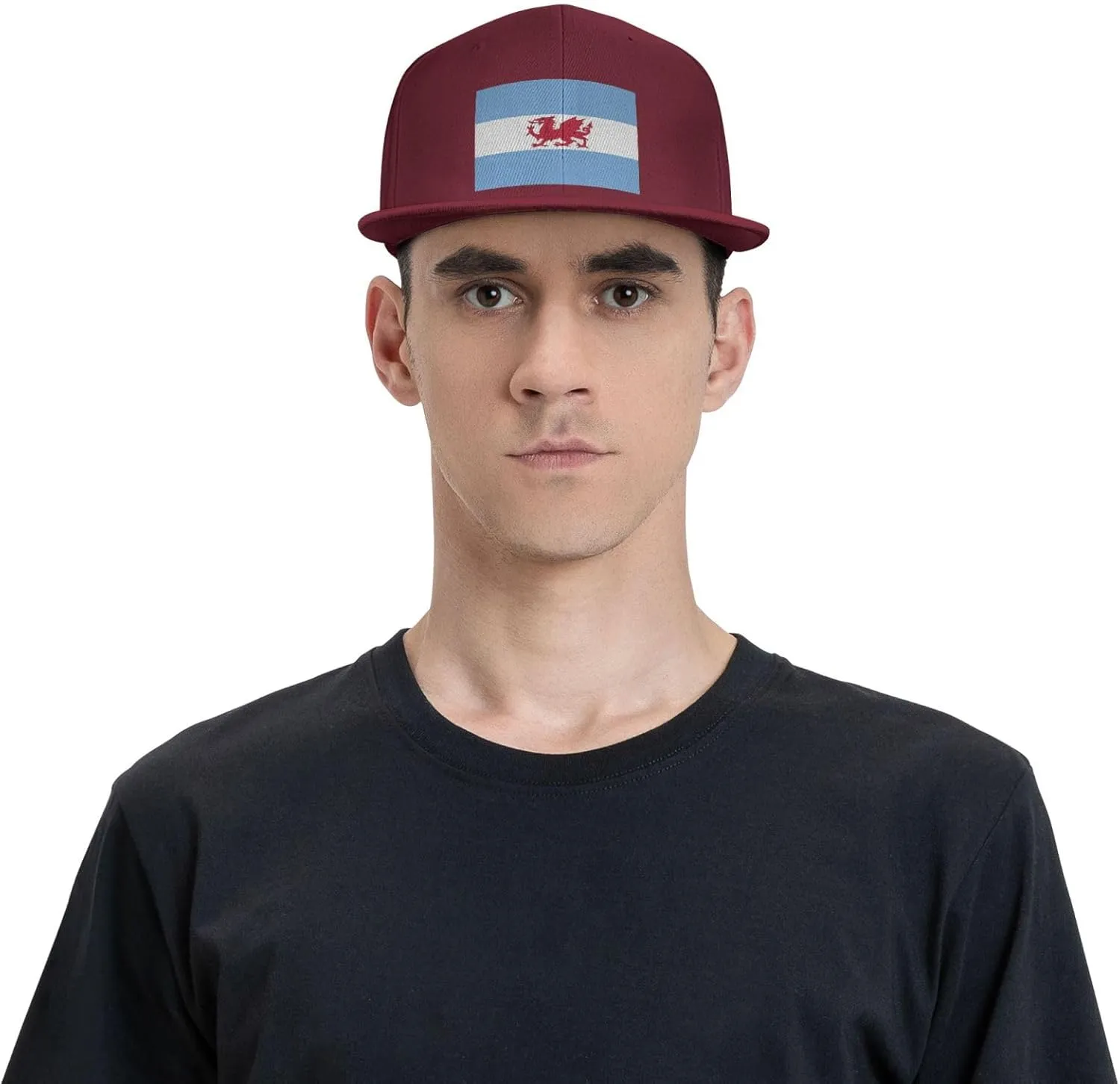 Flag of The Welsh Colony in Patagonia Baseball Cap for Men Women Snapback Hat Trucker Flat Bill Caps Sun Hat