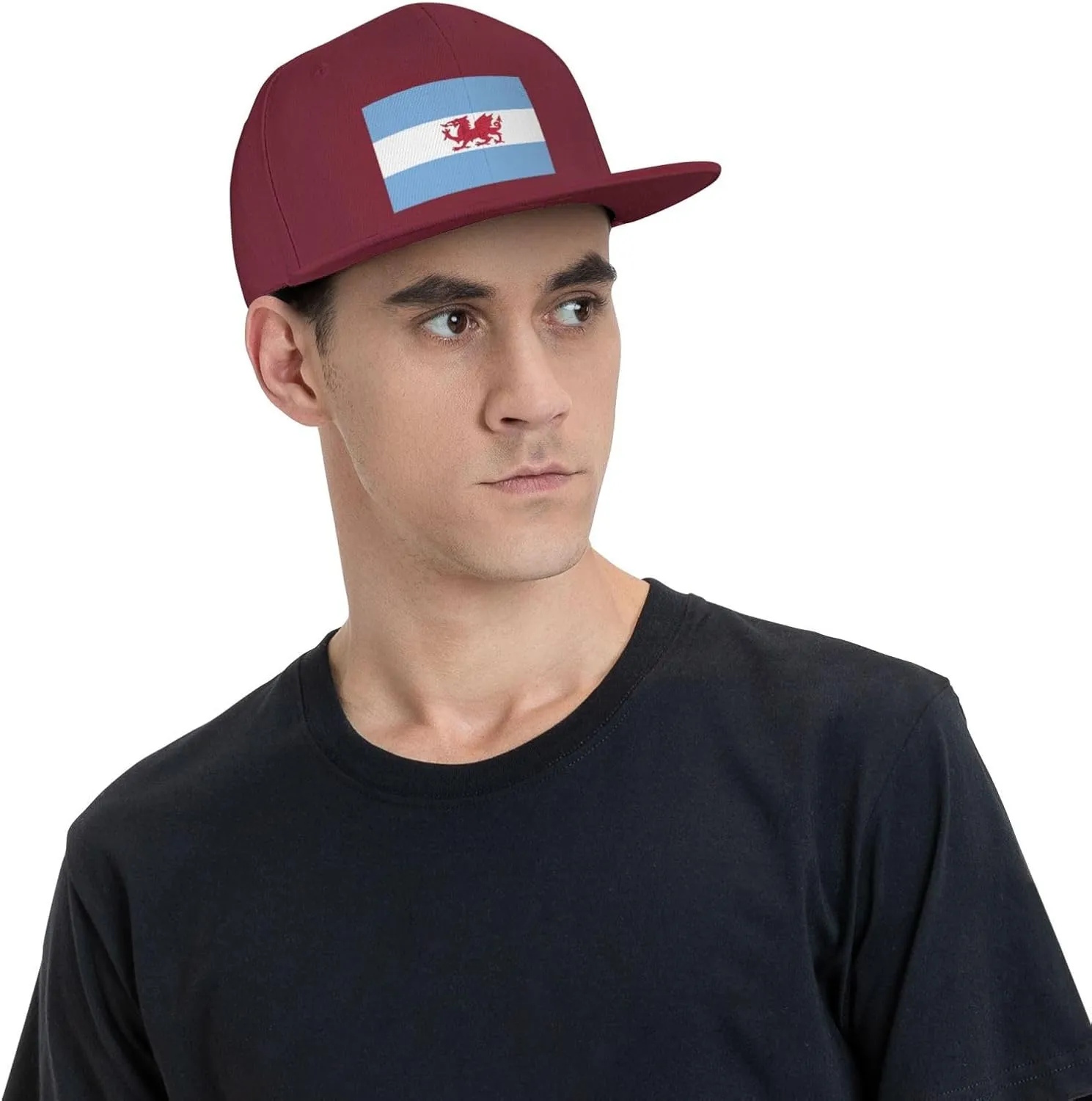 Flag of The Welsh Colony in Patagonia Baseball Cap for Men Women Snapback Hat Trucker Flat Bill Caps Sun Hat