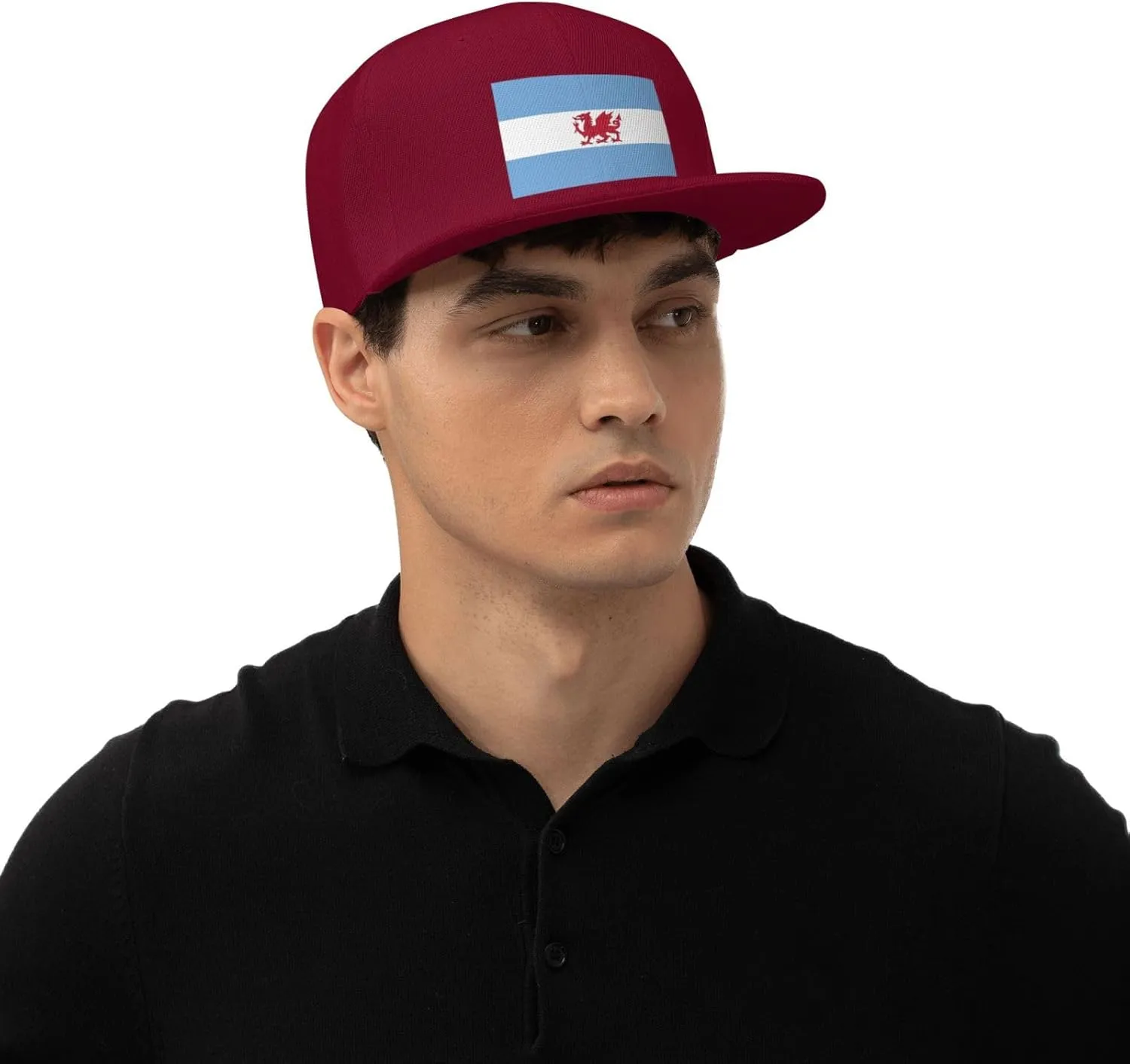 Flag of The Welsh Colony in Patagonia Baseball Cap for Men Women Snapback Hat Trucker Flat Bill Caps Sun Hat