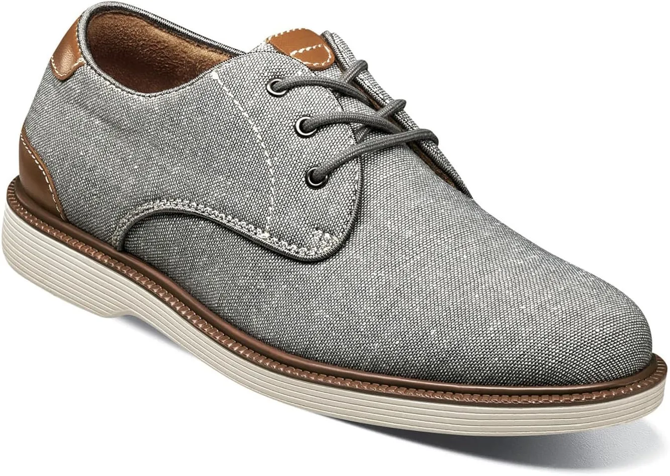 Florsheim Boy's Highland Canvas Plain Toe Oxford Jr. (Toddler/Little Big Kid)