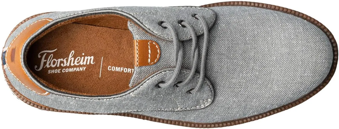 Florsheim Boy's Highland Canvas Plain Toe Oxford Jr. (Toddler/Little Big Kid)