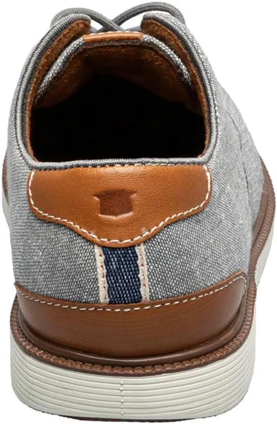 Florsheim Boy's Highland Canvas Plain Toe Oxford Jr. (Toddler/Little Big Kid)
