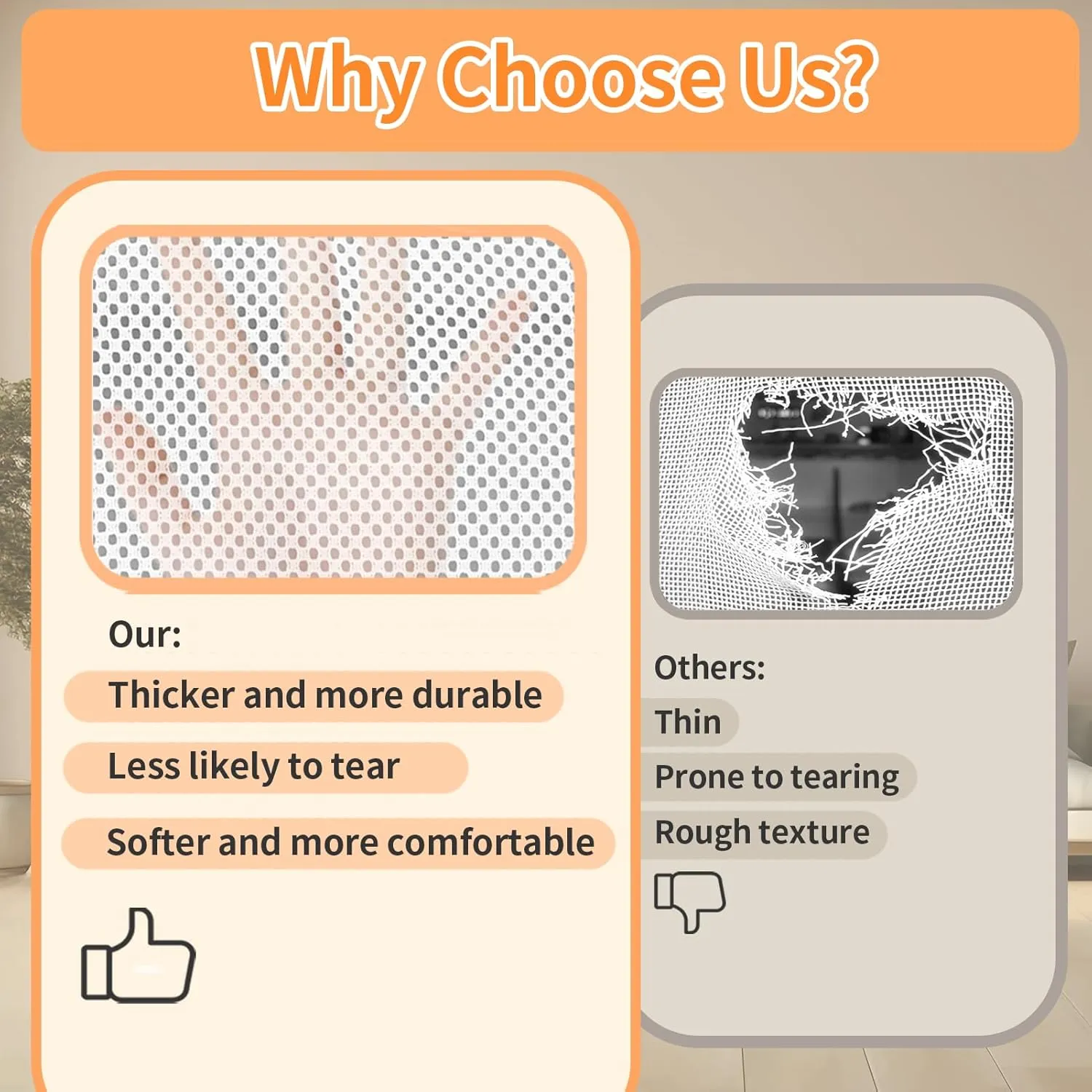 Foldable Playpen 50x50, Foldable Ultra-Portable Baby Playpen, Instantly Deployed in Three Seconds, Safe Baby Playard with Soft Breathable Mesh, Perfect Activity Center for Baby's Play, Beige