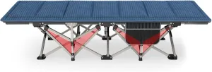 Folding Camping Cot with Mattress Portable Sleeping Cots for Adults, 27.9" Extra Wide Camping Beds for Adults Heavy Duty, for Outdoor Camping, Home Nap, Office