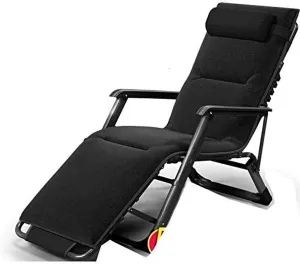 Folding Recliner Chair – Cushioned Outdoor Sun Lounger for Garden, Patio, Beach, Camping, 200kg Capacity(Type 6)