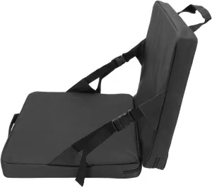 Folding Stadium Seat Bleacher Cushion Portable Padded Seat Cushion with Backrest and Handle for Sports Events