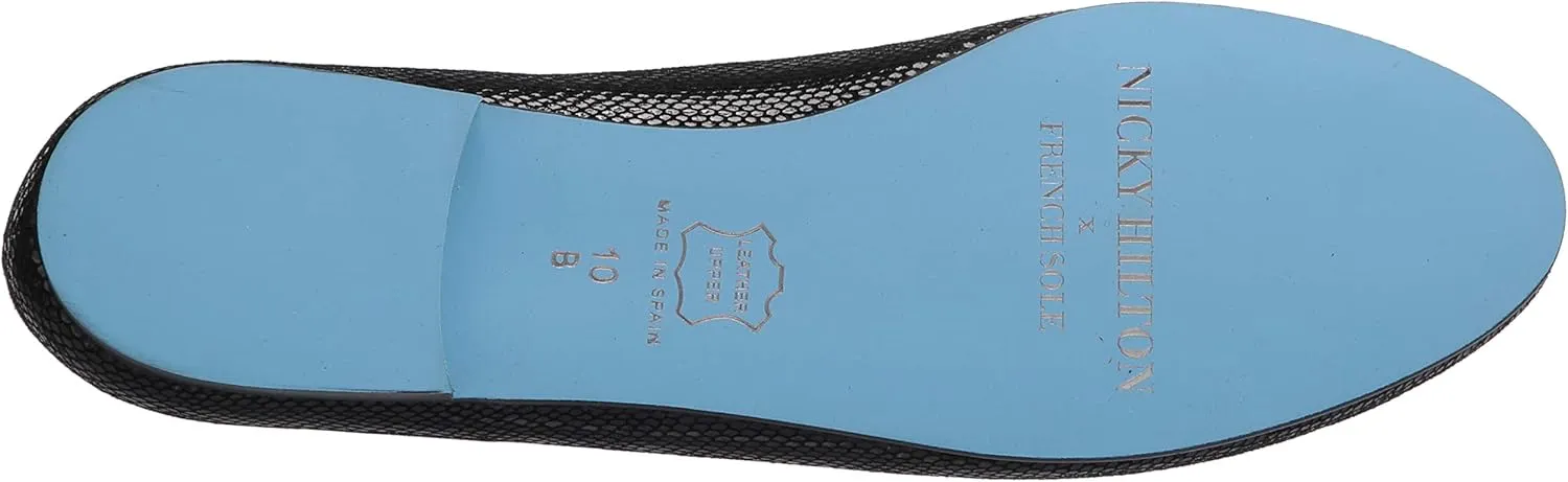 French Sole Nicky Hilton - Charlott - Sandals for Women - Leather Lining - Rubber Outsole - Cushioned Footbed