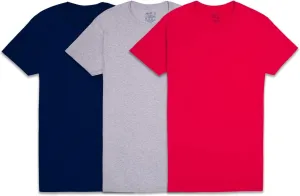 Fruit of the Loom Men's Crew Tee Undershirts, Moisture Wicking & Tag Free, Also Available in Big & Tall