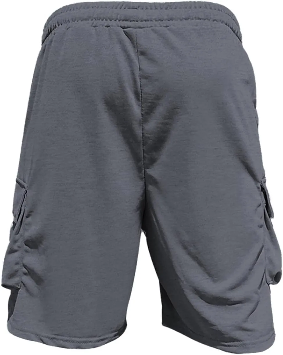 Fxbar Mens Outfit 2 Piece Casual Loose Fit Short Sleeve T-Shirt Sets with Shorts Crew Neck Workout Soft Lightweight Tops