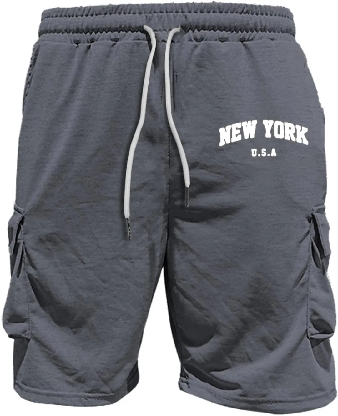Fxbar Mens Outfit 2 Piece Casual Loose Fit Short Sleeve T-Shirt Sets with Shorts Crew Neck Workout Soft Lightweight Tops