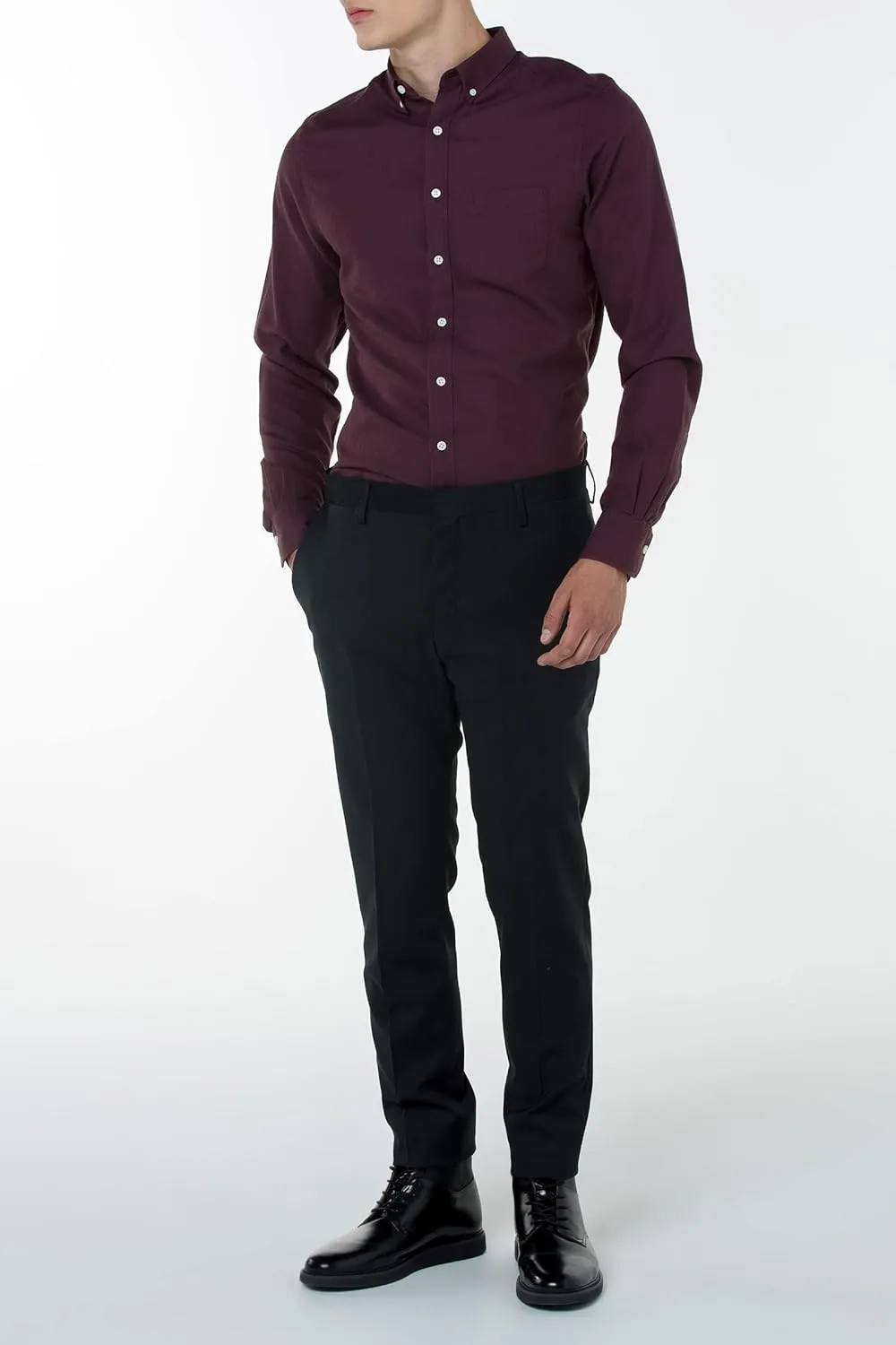 GANT Diamond G Men's Cotton Cashmere Fitted Button Down Shirt (3051302)