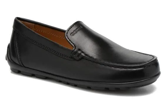 Geox Boy's Dress Black Lofar J Fast Smooth
