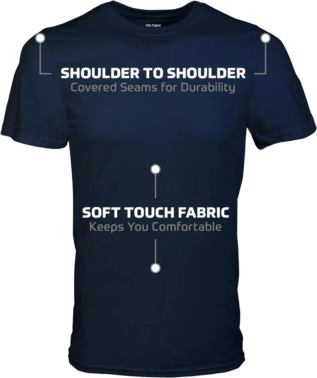 Gildan Platinum Men's Crew T-Shirts