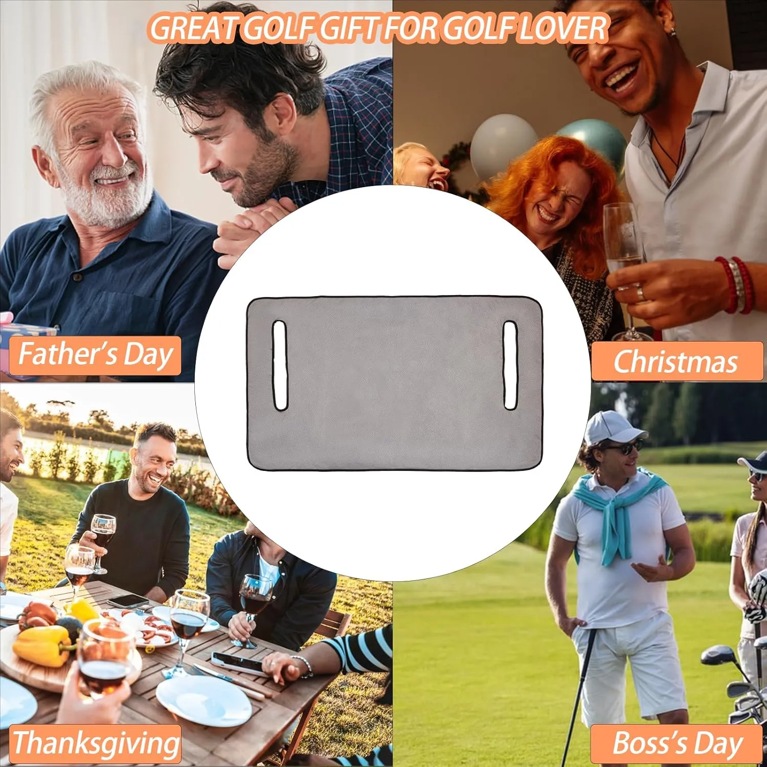 Golf Cart Seat Covers,EZGO Seat Cover,Heavy Duty Golf Cart Seat Blanket,Waterproof Travel Sports Cart Seat Cushion Covers for 2 Person Seats Club Car,Winter Golf Cart Accessories,Golf Cart Seat Cover