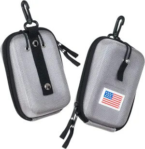 Golf Rangefinder Hard Shell Carry Case Box EVA Bag Compatible with Bushnell/Callaway/Tectectec V2 V3 V4 V5 Pro X2 Pro XE Or Others Rangefinder USA Flag