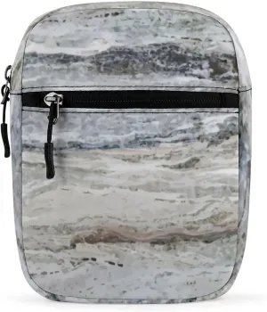 Granite Stone Look Pattern Crossbody Bag Small Shoulder Bag Waterproof, Lightweight And Convenient