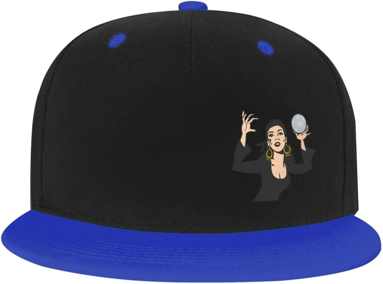 Gypsy Fortune Teller Snapback Hats for Men Women Hat Baseball Cap Flat Bill Visor White Hat