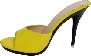 Hanfike Slide Heel Sandals Women Dressy Stiletto Slip on Slide Shoes