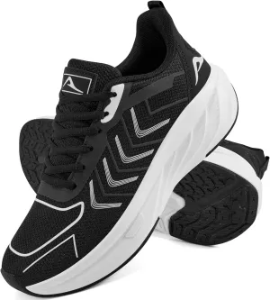 HARENCE Womens Walking Tennis Shoes: Comfortable Breathable Non Slip Athletic Running Gym Workout Cross Training Fashion Sneakers