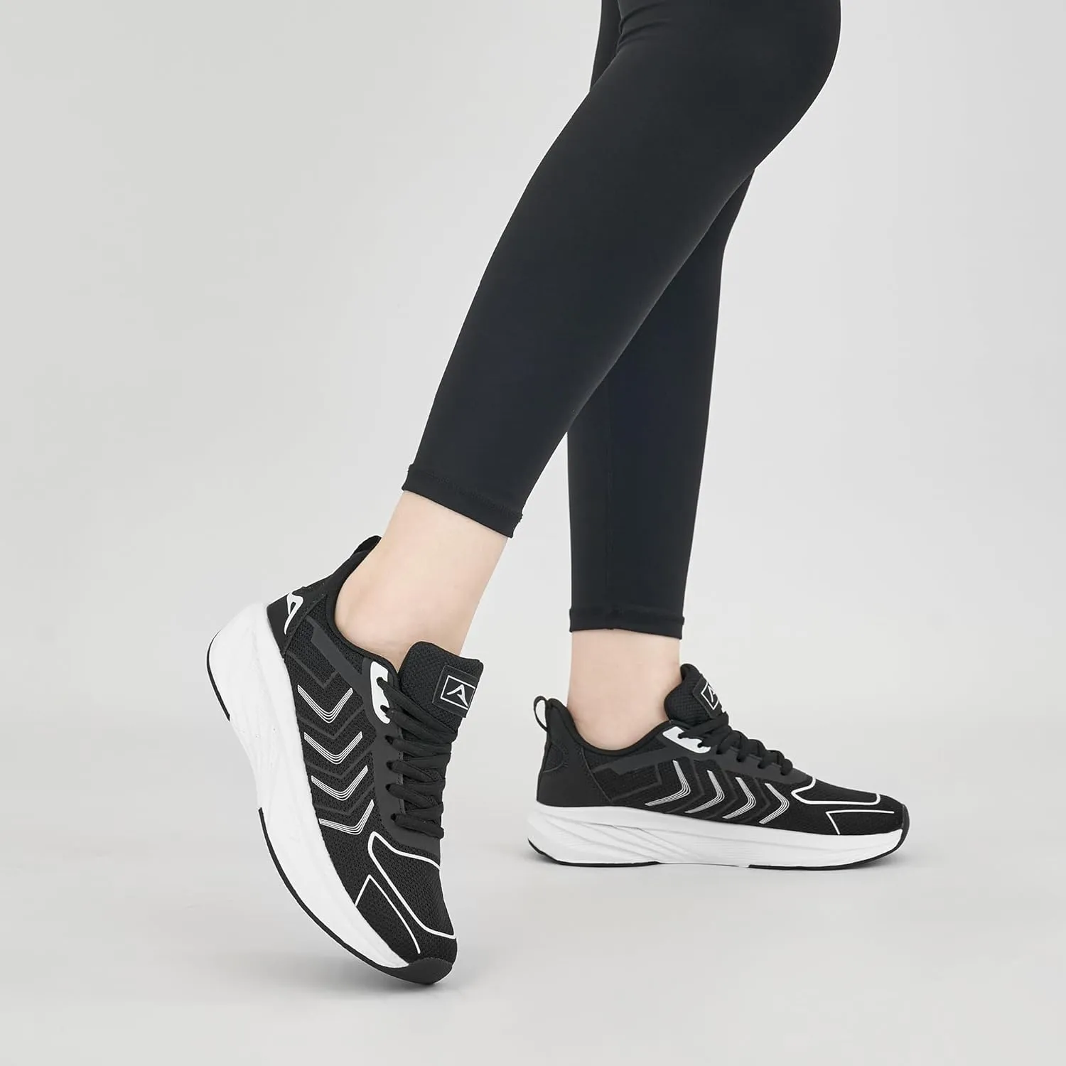 HARENCE Womens Walking Tennis Shoes: Comfortable Breathable Non Slip Athletic Running Gym Workout Cross Training Fashion Sneakers