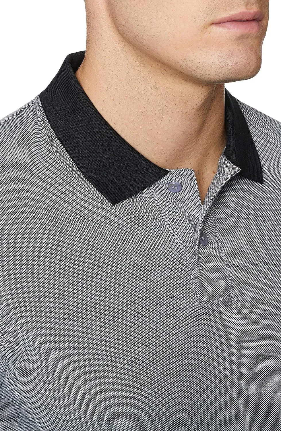 Hickey Freeman Men's Regular Fit Short Sleeve 2 Button Cotton Polo Shirt