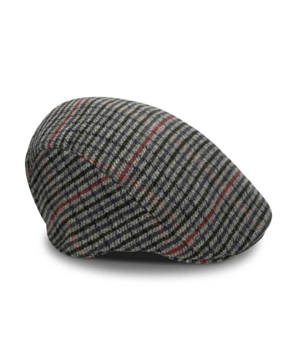 Hoggs of Fife Dogtooth Waterproof Tweed Cap Assorted
