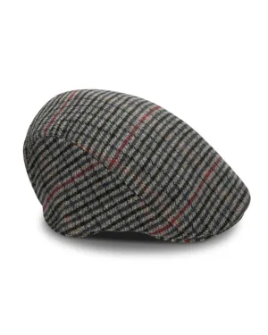 Hoggs of Fife Dogtooth Waterproof Tweed Cap Assorted