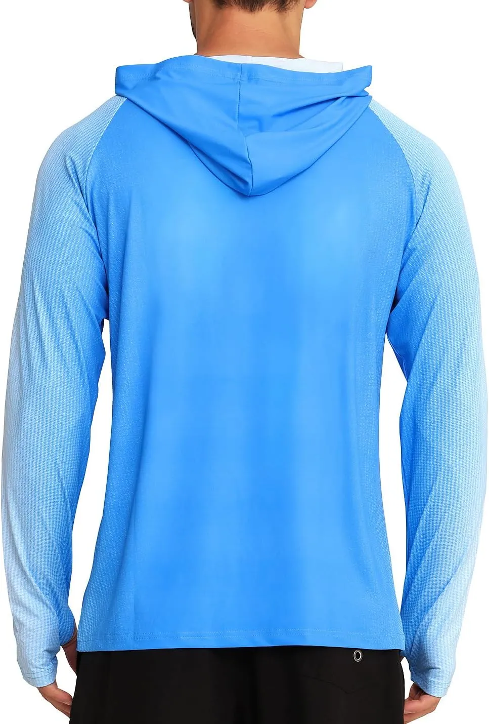 iCKER Men's UPF 50  Sun Protection Hoodie Shirt Rash Guard Long Sleeve Shirt UV Fishing Outdoor Hiking Swimming Running