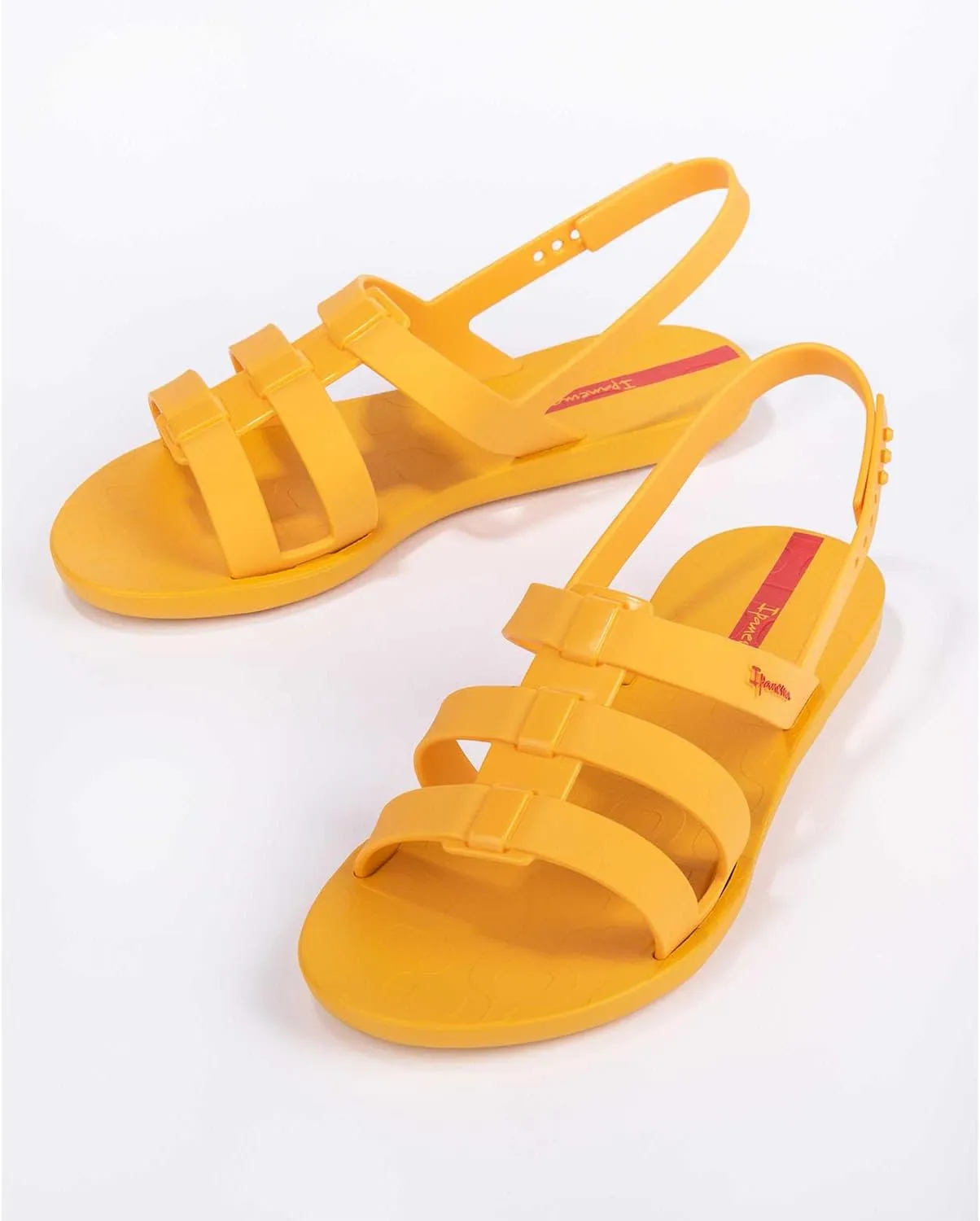 Ipanema Style Women's Sandals - Flat Sandals with Adjustable Back Strap, Strappy Sandals for Women, PVC Sandals for Women, Water Resistant Shoes, Easy to Clean
