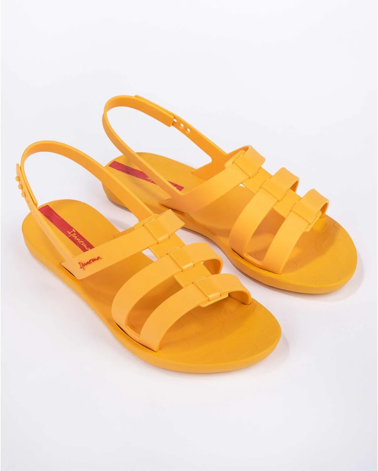 Ipanema Style Women's Sandals - Flat Sandals with Adjustable Back Strap, Strappy Sandals for Women, PVC Sandals for Women, Water Resistant Shoes, Easy to Clean
