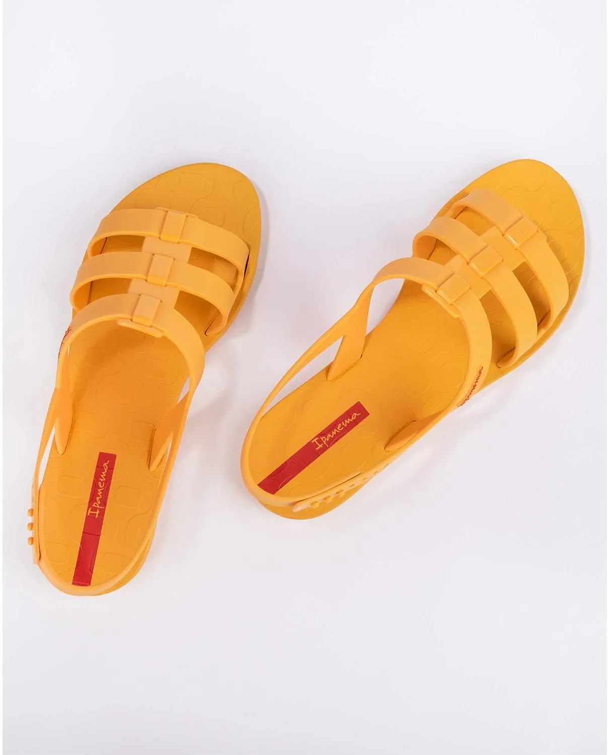 Ipanema Style Women's Sandals - Flat Sandals with Adjustable Back Strap, Strappy Sandals for Women, PVC Sandals for Women, Water Resistant Shoes, Easy to Clean