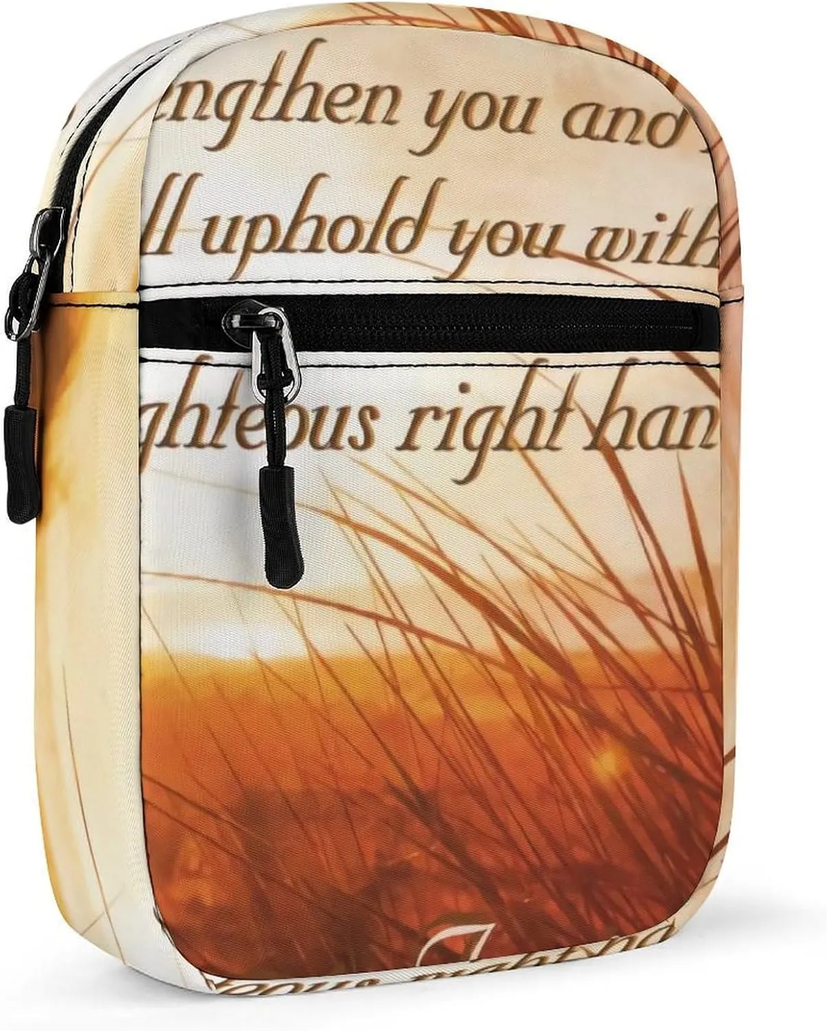 Isaiah Bible Verse Crossbody Bag Small Shoulder Bag Waterproof, Lightweight And Convenient