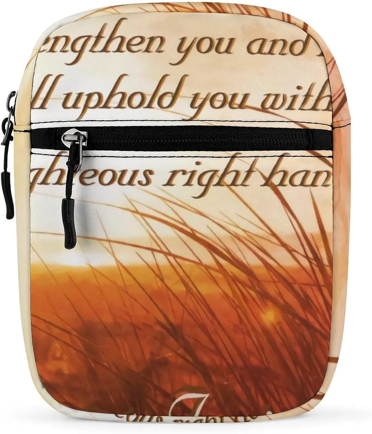 Isaiah Bible Verse Crossbody Bag Small Shoulder Bag Waterproof, Lightweight And Convenient