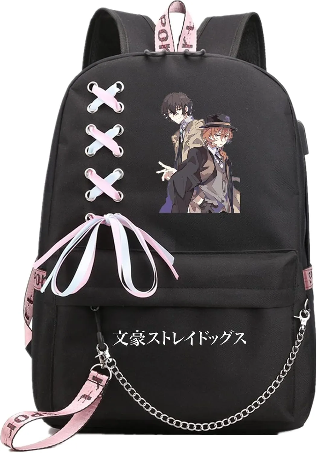 ISaikoy Anime Bungo Stray Dogs Backpack Shoulder Bag Bookbag School Bag Daypack Color11