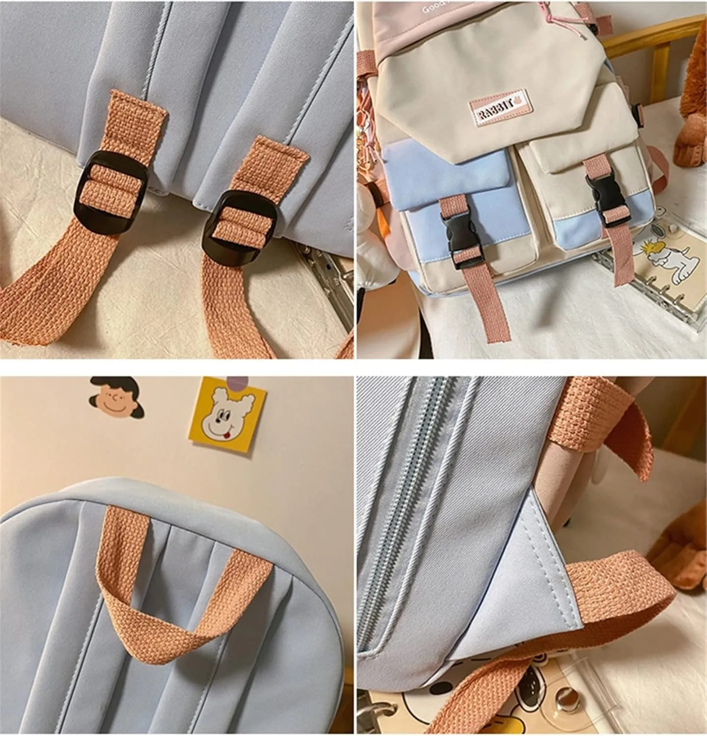ISaikoy Anime Fruit Basket Backpack Kyo Soma Tohru Yuki Bookbag Daypack School Bag Shoulder Bag 15