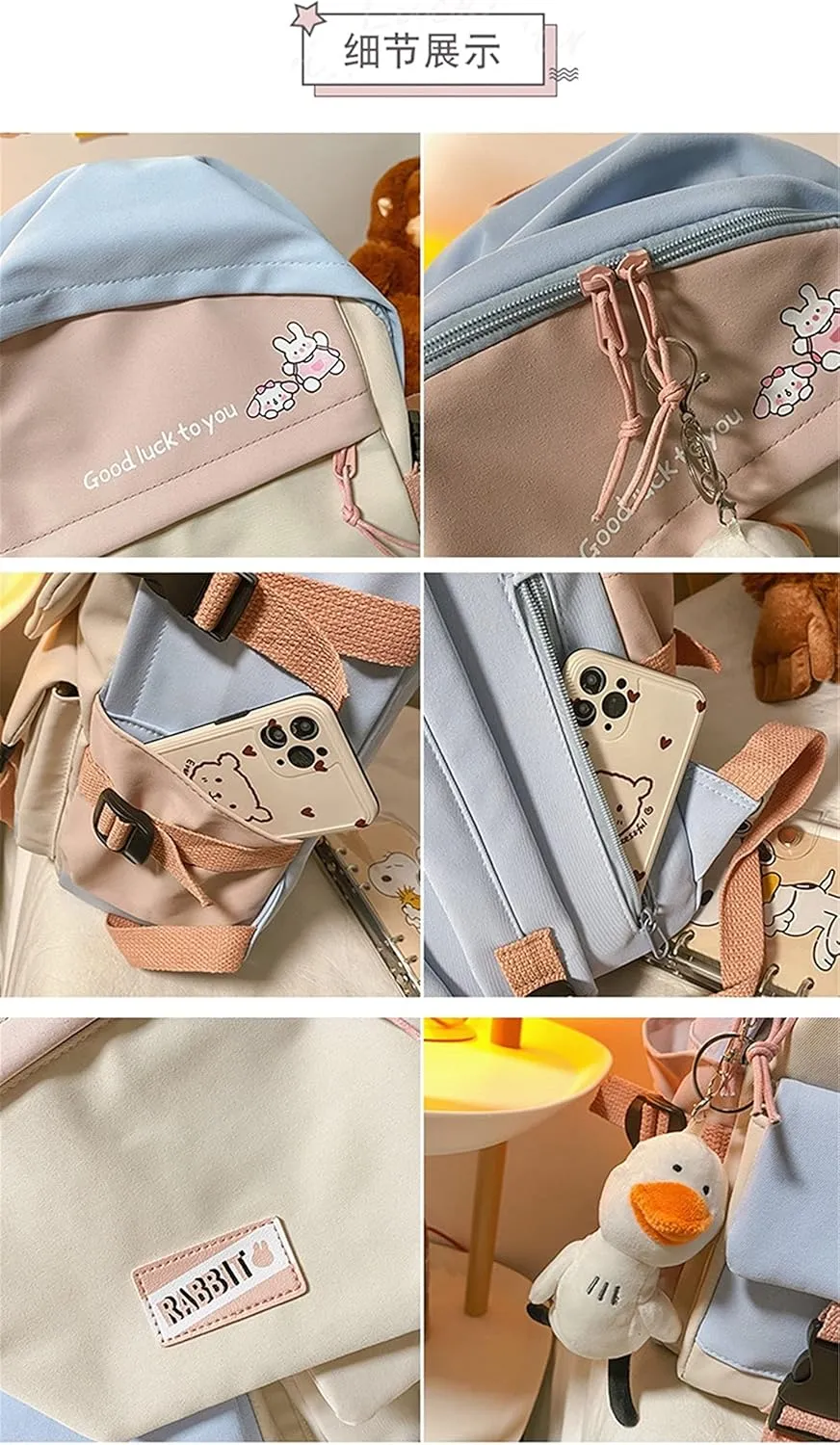 ISaikoy Anime Fruit Basket Backpack Kyo Soma Tohru Yuki Bookbag Daypack School Bag Shoulder Bag 15