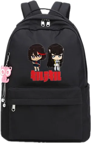 ISaikoy Anime Kill la Kill Backpack Ryuko Matoi Shoulder Bag Bookbag Student School Bag Daypack Satchel D1