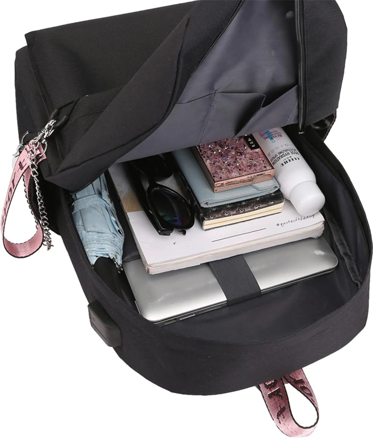 ISaikoy Anime The Promised Neverland Backpack Shoulder Bag Bookbag Student School Bag Daypack Satchel 12