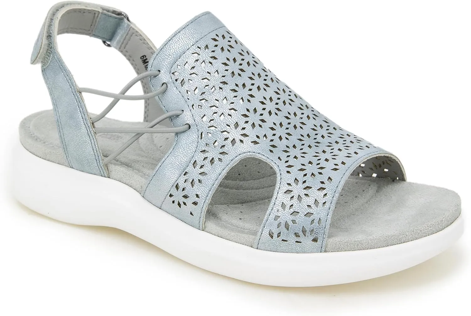 JBU Francis Women's Comfort Casual Adjustable Ankle Strap Open Toe Fashion Sandal
