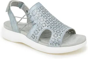 JBU Francis Women's Comfort Casual Adjustable Ankle Strap Open Toe Fashion Sandal