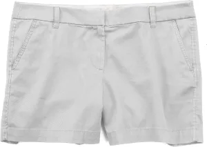 J.Crew Mercantile Women's 5" Classic Chino Short (Oyster Grey)