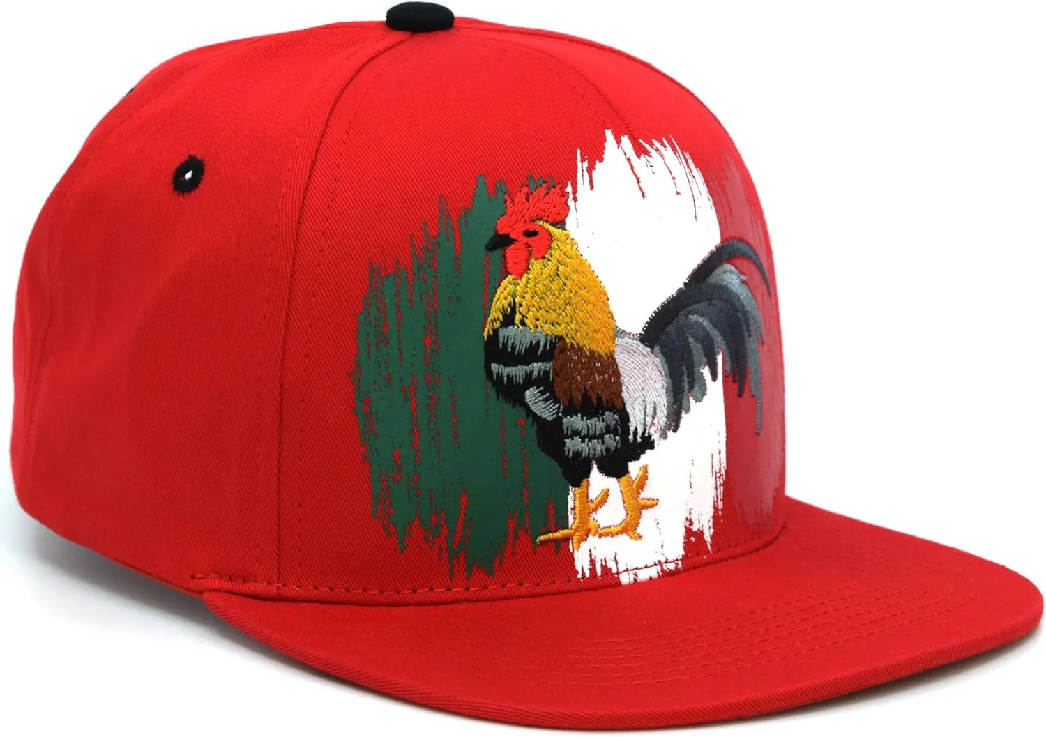 JLGUSA Rooster Cock Snapback Adjustable Hat Flat Bill Adult Baseball Cap Rooster Leader HL Embroidery Gallo Cap