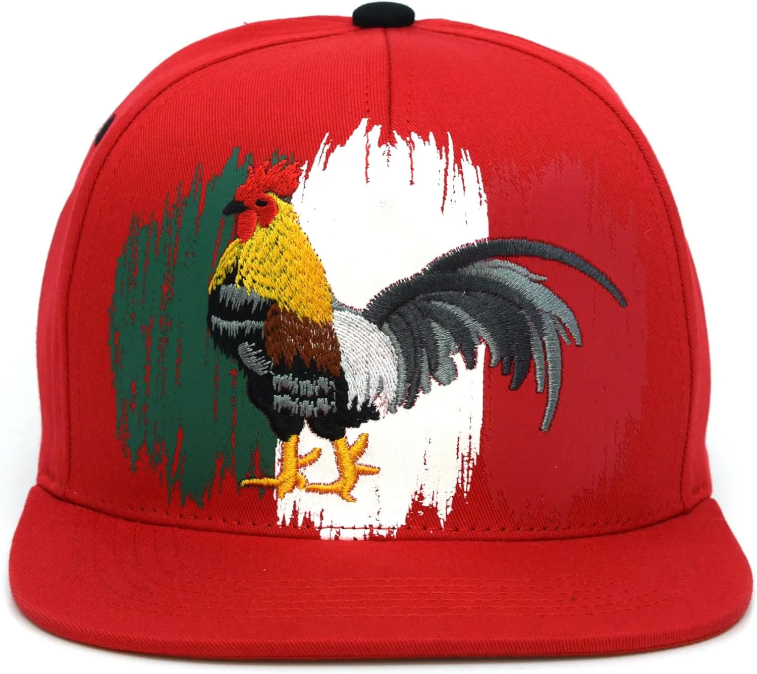 JLGUSA Rooster Cock Snapback Adjustable Hat Flat Bill Adult Baseball Cap Rooster Leader HL Embroidery Gallo Cap